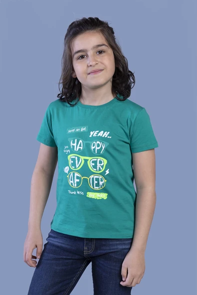 Toontoy Erkek Çocuk Gözlük Baskılı Tişört - 2