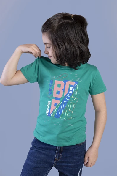 Toontoy Erkek Çocuk  Born Baskılı Tişört - 8