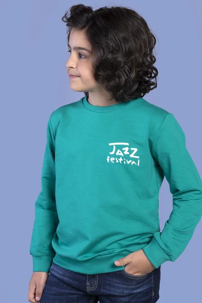 Toontoy Erkek Çocuk  Tazz Baskılı Sweatshirt - Resim 3