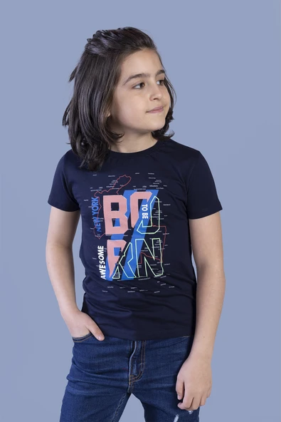 Toontoy Erkek Çocuk  Born Baskılı Tişört