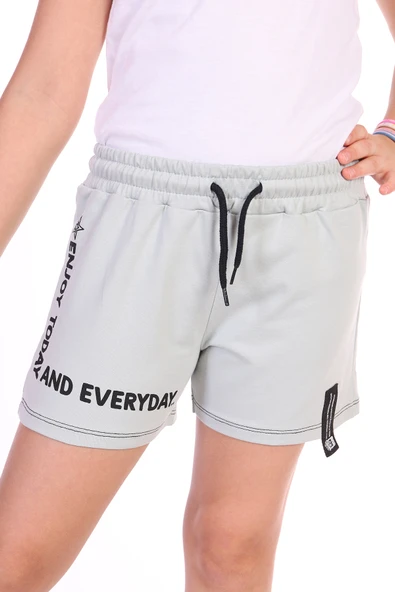 Toontoy Kız Çocuk Enjoy Today Baskılı Şort - 3