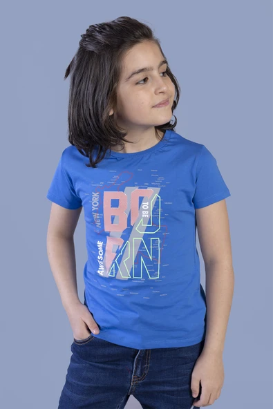 Toontoy Erkek Çocuk  Born Baskılı Tişört - 11