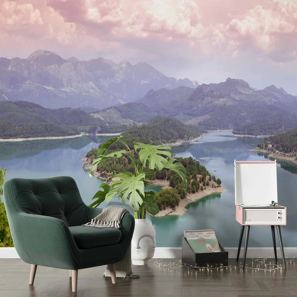 Burdur Karacaören Gölü Manzaralı Duvar Kağıdı - Resim 6