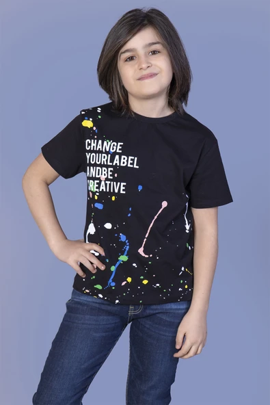 Toontoy Erkek Çocuk Püskürtme Baskılı Tişört - 4