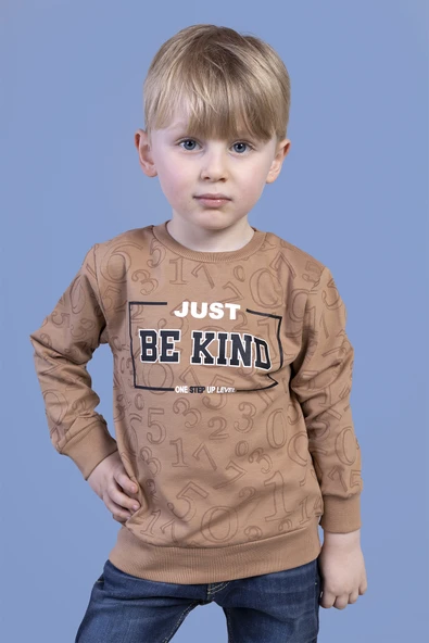 Toontoy Erkek Çocuk Sayı Baskılı Sweatshirt