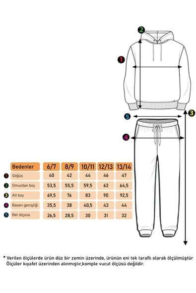 Toontoy Erkek Çocuk Rule Breaker Baskılı Eşofman Takım - 11