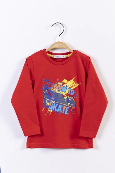 Toontoy Erkek Çocuk Kaykay Baskılı Tişört - 12