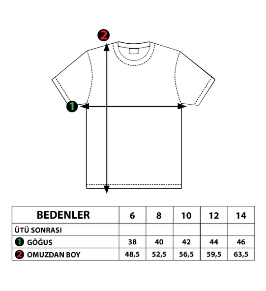 Toontoy Erkek Çocuk Garni Detaylı Baskılı Tişört - 5