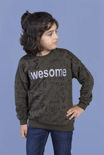Toontoy Erkek Çocuk Baskılı Sweatshirt ürün görseli 1