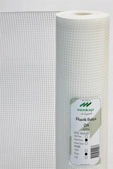 10 mm Gözlü 1x3 m | Vonkap Bahçe Çiti Kedi ve Köpek Koruma Balkon Filesi | Evcil Hayvan Güvenlik Filesi - Resim 2