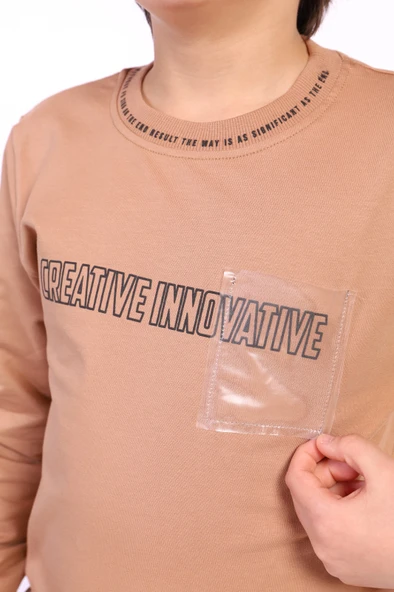 Toontoy Erkek Çocuk Creatıve Innovatıve Baskılı Sweatshirt - Resim 6