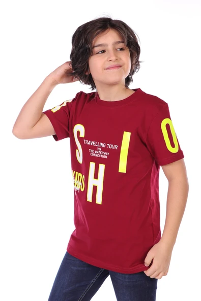 Toontoy Erkek Çocuk Fashion Baskılı Tişört - Resim 12