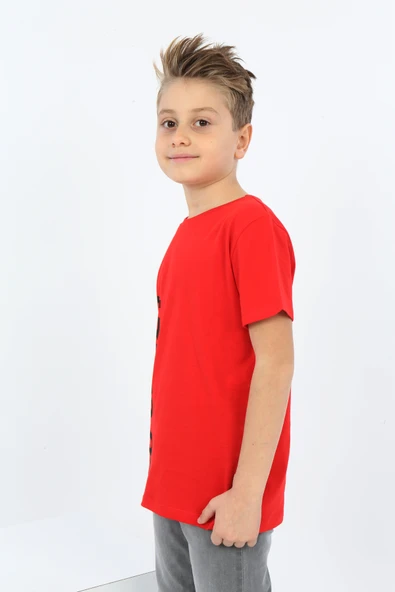 Toontoy Erkek Çocuk Dont Stop Go Crazy Baskılı Tişört - 11