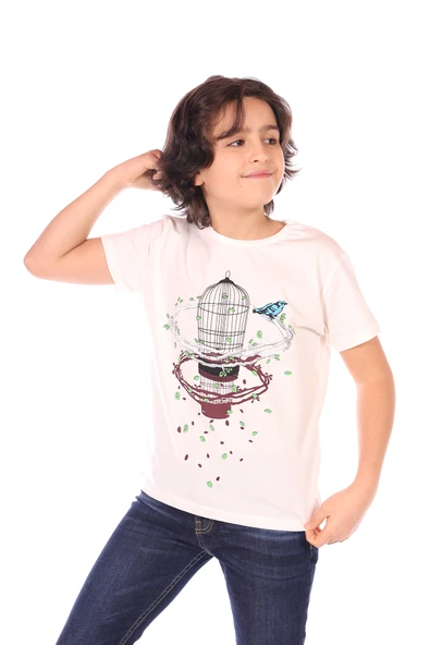 Toontoy Erkek Çocuk Kafes Baskılı Tişört - 2