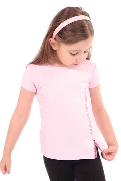 Toontoy Kız Bebek Passion Desing Baskılı Tişört - 3