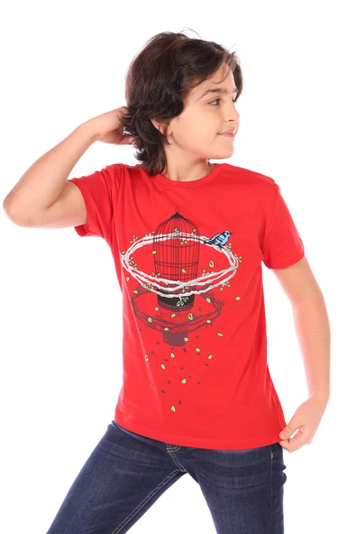 Toontoy Erkek Çocuk Kafes Baskılı Tişört - 3