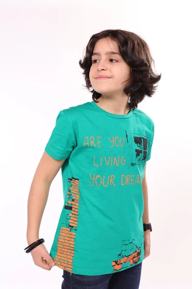 Toontoy Erkek Çocuk Baskılı Tişört - Resim 3