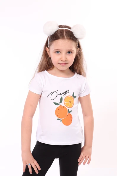 Toontoy Kız Bebek Baskılı Tişört - 7