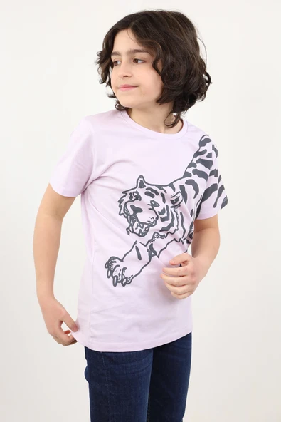 Toontoy Erkek Çocuk Kaplan Baskılı Tişört