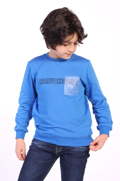 Toontoy Erkek Çocuk Creatıve Innovatıve Baskılı Sweatshirt - Resim 8