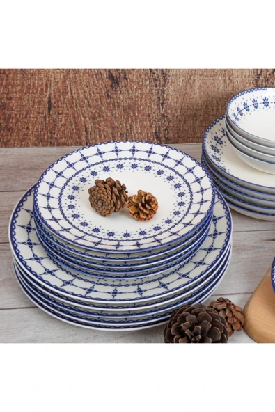 Güral Porselen Atina 24 Parça 6 Kişilik Yemek Takımı GBSATN24Y4R1614 - 3