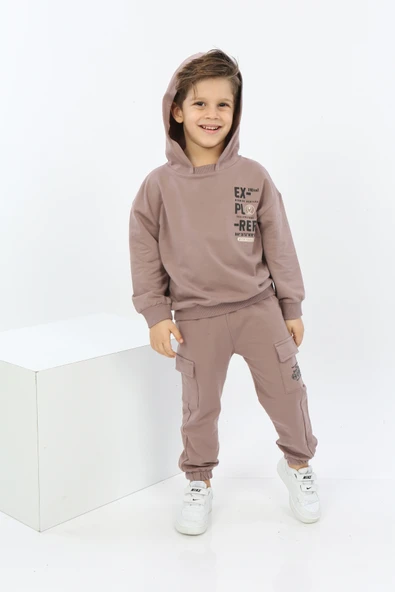 Toontoy Erkek Çocuk ExPloRer Baskılı Eşofman Takım - 12