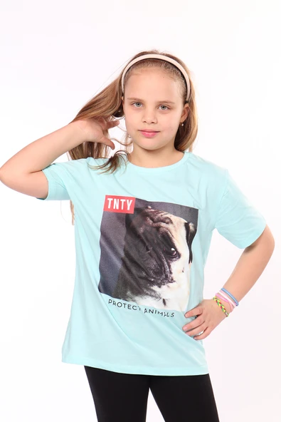 Toontoy Unisex Çocuk Önü Baskılı Tişört - 6