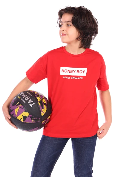 Toontoy Erkek Çocuk Honey Boy Baskılı Tişört ürün görseli 1