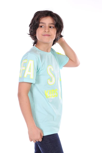 Toontoy Erkek Çocuk Fashion Baskılı Tişört - Resim 2