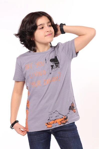 Toontoy Erkek Çocuk Baskılı Tişört - Resim 7