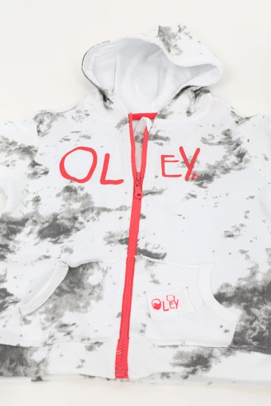 Toontoy Erkek Bebek Oley Baskılı Batik Desenli Hırka - 3