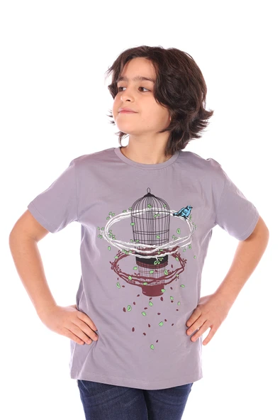 Toontoy Erkek Çocuk Kafes Baskılı Tişört - 8