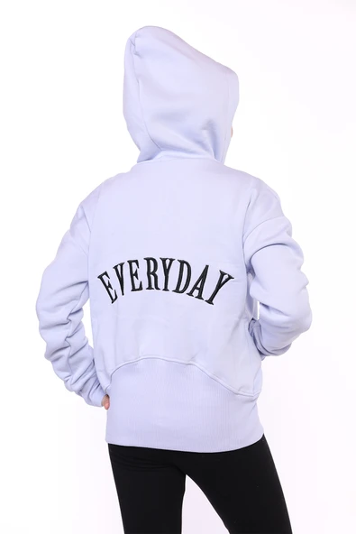 Toontoy Kız Çocuk Arkası Nakışlı İki Yanı Cepli Hırka - 3