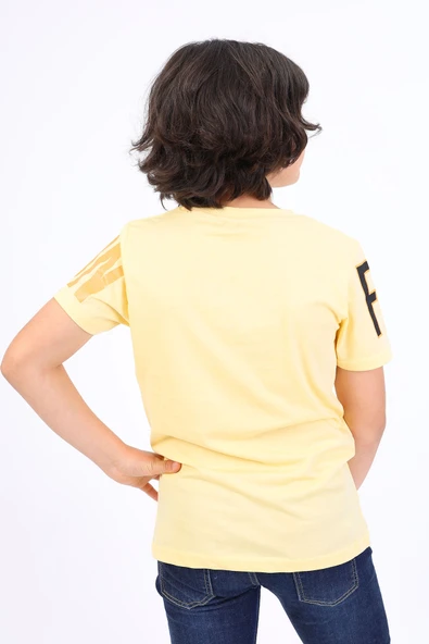 Toontoy Erkek Çocuk Fashion Baskılı Tişört - Resim 11