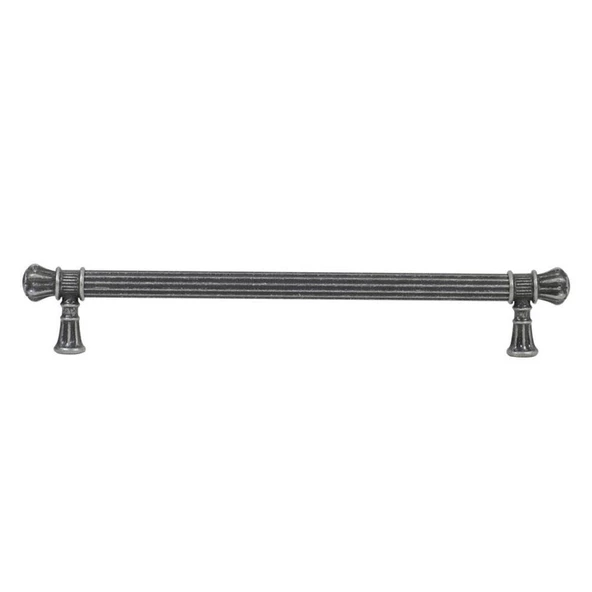 Akbatı 224 mm Eskitme Antik Gümüş Rustik (4 ADET) Mobilya Mutfak Çekmece Dolap Kulpu Kulbu Kulpları - 4