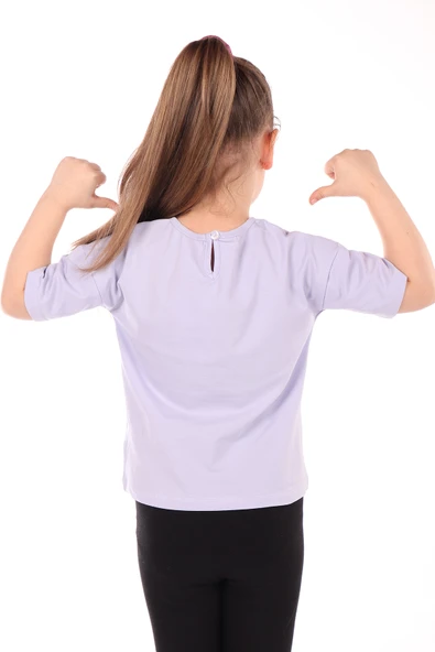 Toontoy Kız Bebek Le Taime Baskılı Tişört - 7