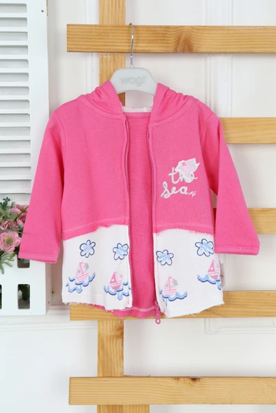 Toontoy Kız Bebek Hırka - 4