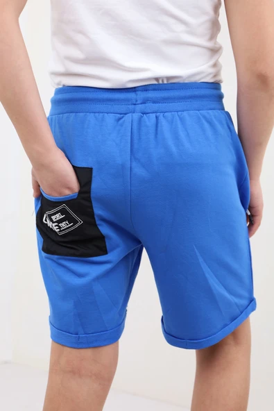 Toontoy Erkek Çocuk Arka Cep Detaylı Sport Like Tnty Nakışlı Şort - 2
