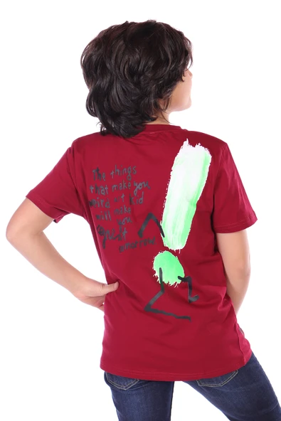 Toontoy Erkek Çocuk Yazı Baskılı Tişört - 7