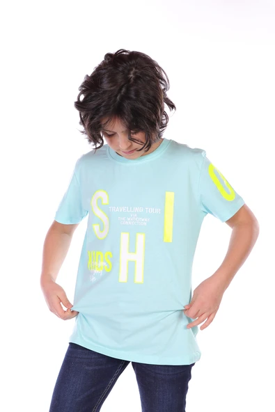 Toontoy Erkek Çocuk Fashion Baskılı Tişört ürün görseli 1