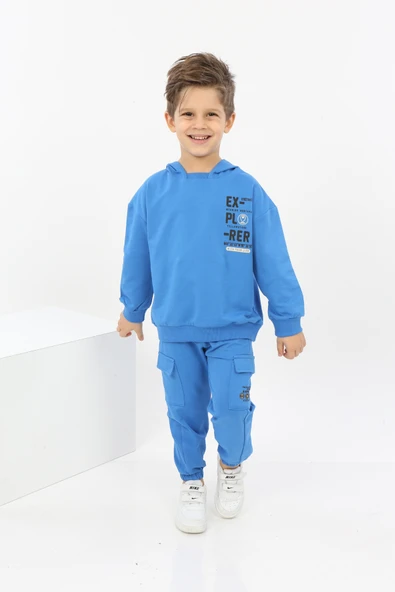 Toontoy Erkek Çocuk ExPloRer Baskılı Eşofman Takım