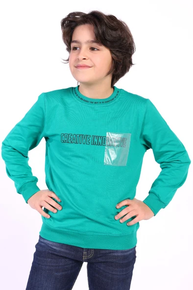 Toontoy Erkek Çocuk Creatıve Innovatıve Baskılı Sweatshirt ürün görseli