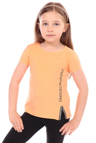 Toontoy Kız Bebek Passion Desing Baskılı Tişört - 5