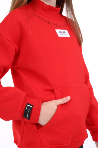 Toontoy Kız Çocuk Baskılı Sweatshirt - Resim 10