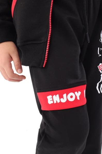 Toontoy Erkek Çocuk Baskılı Eşofman Takım - 7