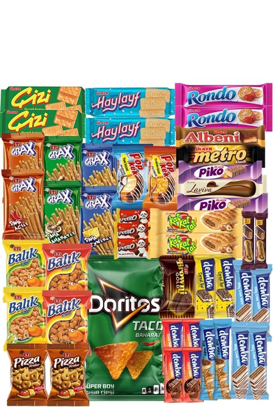 Ülker Atıştırmalık Asker Paketi 45 Parça Çikolata Bisküvi Paketi - 2