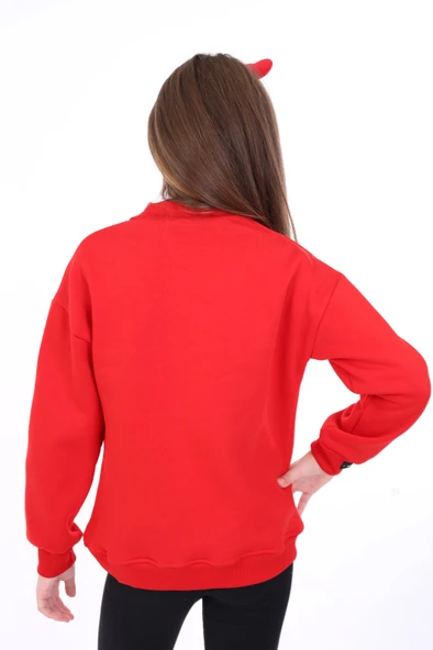 Toontoy Kız Çocuk Baskılı Sweatshirt - Resim 9