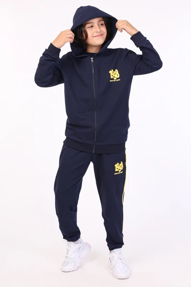 Toontoy Erkek Çocuk 3lü Baskılı Eşofman Takım - Resim 8