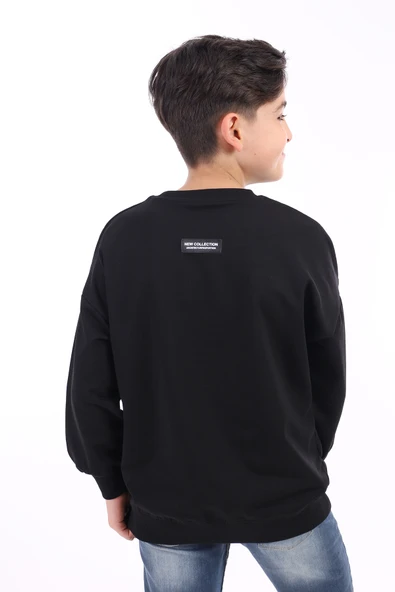 Toontoy Erkek Çocuk Baskılı Sweatshirt - 11