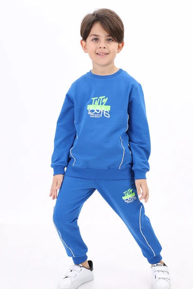Toontoy Erkek Çocuk Baskılı Eşofman Takım - 4